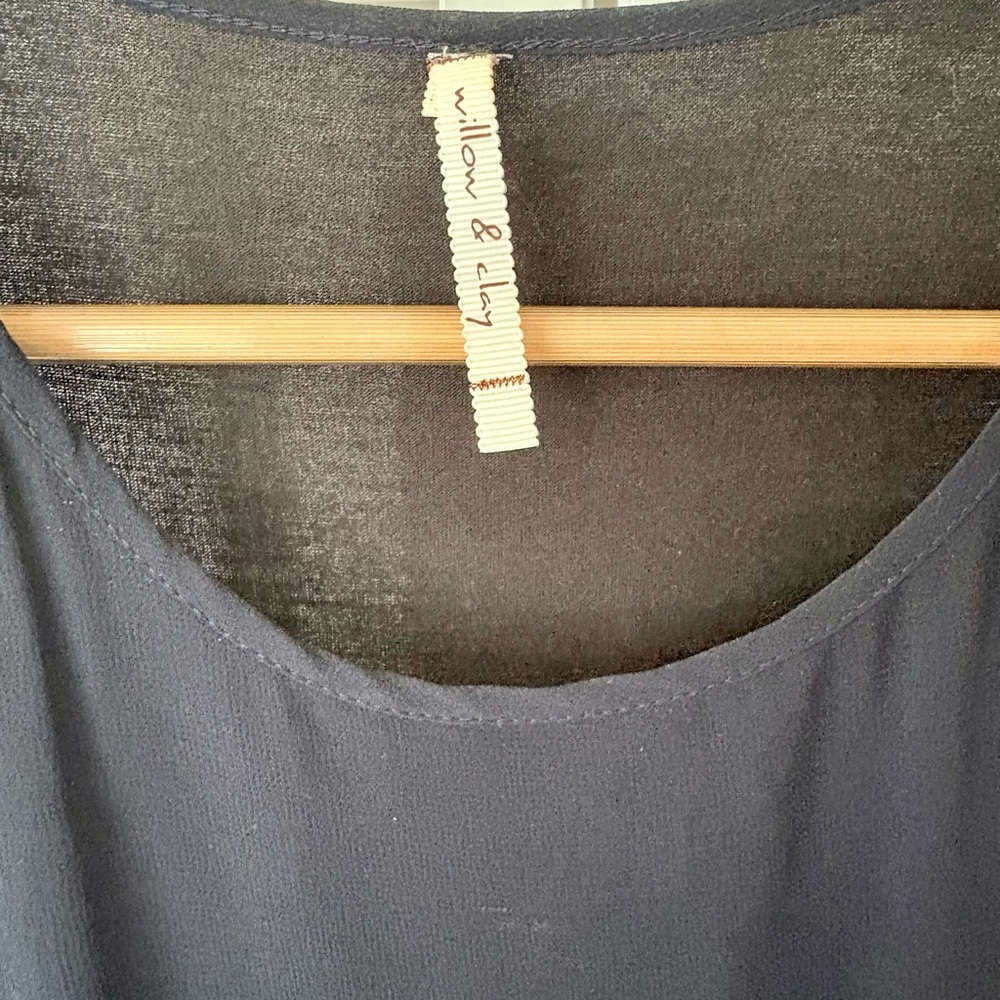 Willow & Clay Dark Navy Blue  Top